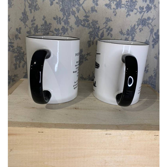 Pair of WW2 Fighter Plane Mugs - Picture 2 of 6